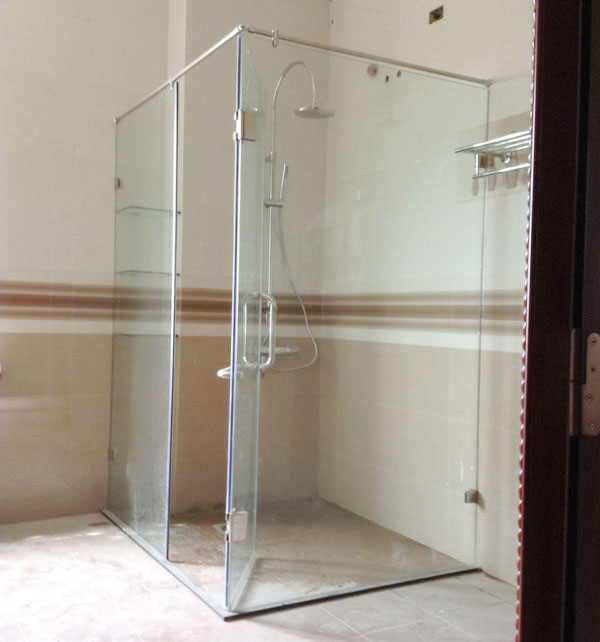 thi công phòng tắm kính tại hải phòng