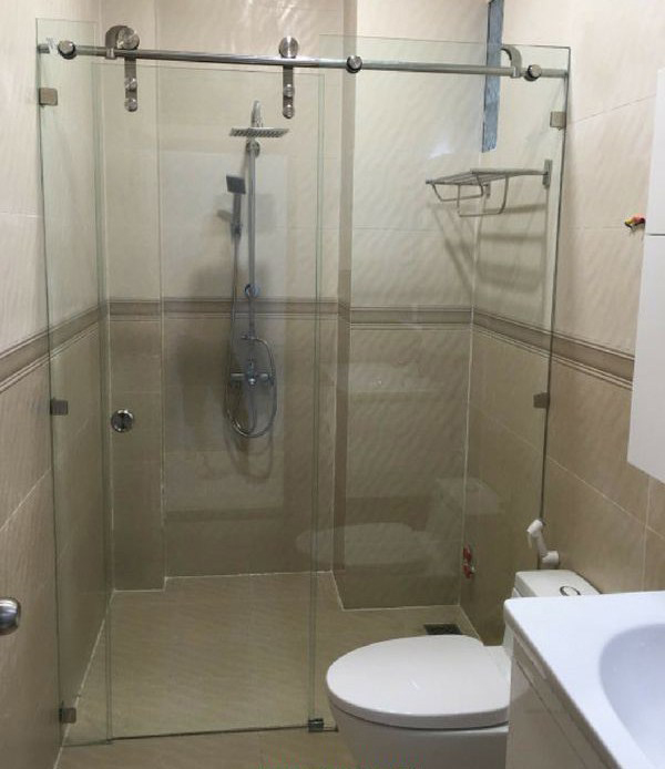Phòng tắm kính mở đẹp Hải Phòng