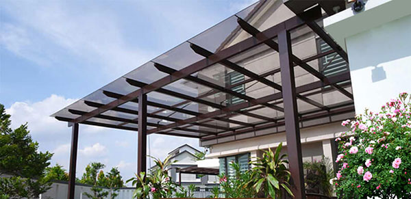 mẫu mái kính cường lực đẹp