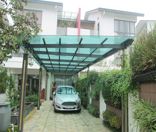 Mái kính cường lực 01