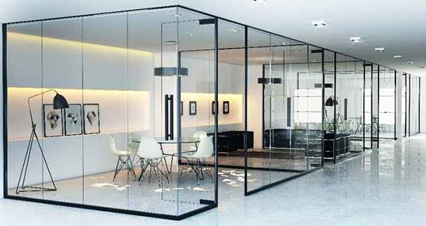 Vách kính cường lực ngăn hải phòng có độ an toàn cao Vách kính cường lực ngăn hải phòng