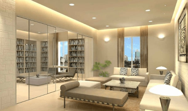 một số Lợi ích sử dụng vách kính ngăn phòng khách