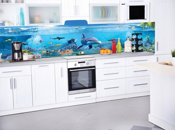 những điều cần biết về tranh kính ốp bếp 3d