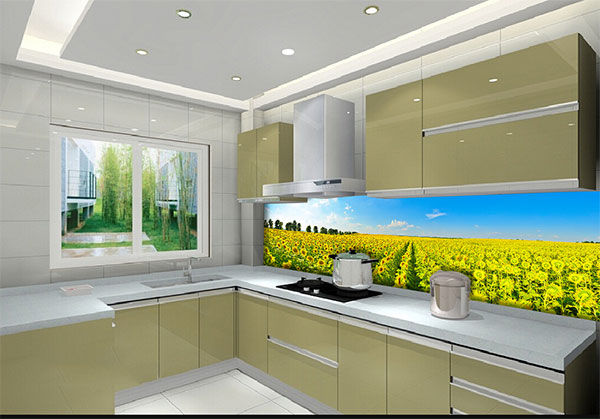 Đặc điểm nổi bật của kính ốp bếp 3d